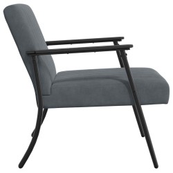 fauteuil Gris foncé 59 x 75 x 78 cm Velours 622973622973