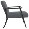 fauteuil Gris foncé 59 x 75 x 78 cm Velours 622973622973