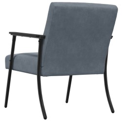 fauteuil Gris foncé 59 x 75 x 78 cm Velours 622973622973