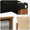 Ensemble de canapés d'extérieur 3 pcs Naturel et Beige 622978622978