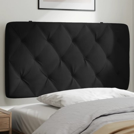 Coussin de tête de lit noir 100 cm velours 622984622984