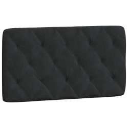 Coussin de tête de lit noir 100 cm velours 622984622984
