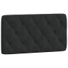 Coussin de tête de lit noir 100 cm velours 622984622984