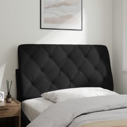 Coussin de tête de lit noir 100 cm velours 622984622984
