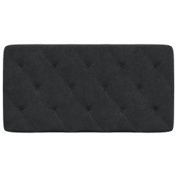 Coussin de tête de lit noir 100 cm velours 622984622984