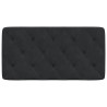 Coussin de tête de lit noir 100 cm velours 622984622984