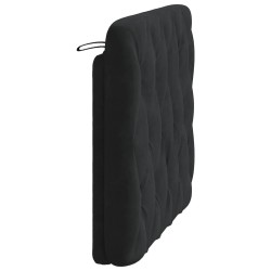 Coussin de tête de lit noir 100 cm velours 622984622984