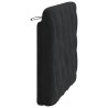 Coussin de tête de lit noir 100 cm velours 622984622984