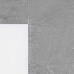 Mur de tente de fête 2 pcs 400 x 195 cm Gris clair PE et acier 622985622985
