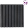 Panneaux muraux 8 pcs Anthracite 60,5 x 60 cm 622986622986