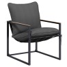 Ensemble de canapé de jardin 4 pcs Noir et anthracite Acier 622987622987