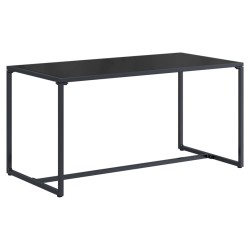 Ensemble de canapé de jardin 4 pcs Noir et anthracite Acier 622987622987