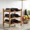 Étagère à vin Naturel 32,5 x 29,5 x 36 cm Bambou 622991622991