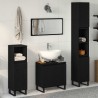 Ensemble de mobilier de salle de bain 3 pcs Chêne noir 622994622994