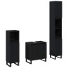 Ensemble de mobilier de salle de bain 3 pcs Chêne noir 622994622994