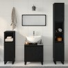 Ensemble de mobilier de salle de bain 3 pcs Chêne noir 622994622994