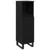Ensemble de mobilier de salle de bain 3 pcs Chêne noir 622994622994