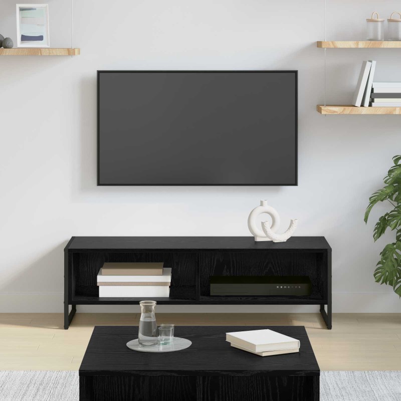 Meuble TV 100 x 36,5 x 30,5 cm Chêne noir Bois d'ingénierie 622995622995