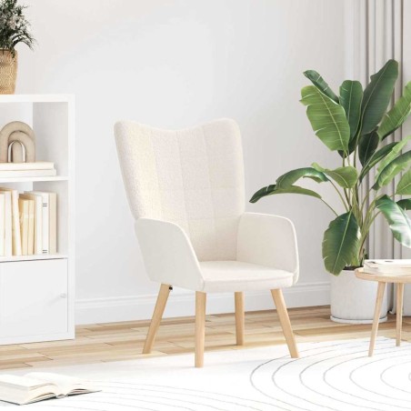 fauteuil Crème 62 x 67 x 95,5 cm Tissu Sherpa 622998622998