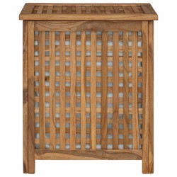 Panier à Linge Naturel 50 x 35 x 60 cm Bois de teck massif 623001623001