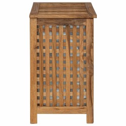Panier à Linge Naturel 50 x 35 x 60 cm Bois de teck massif 623001623001