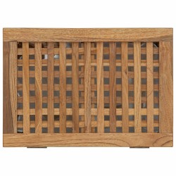 Panier à Linge Naturel 50 x 35 x 60 cm Bois de teck massif 623001623001