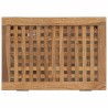 Panier à Linge Naturel 50 x 35 x 60 cm Bois de teck massif 623001623001