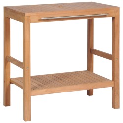 Meuble-lavabo de salle de bains Teck massif 74x45x75 cm 623010623010