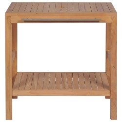 Meuble-lavabo de salle de bains Teck massif 74x45x75 cm 623010623010