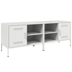 Meubles TV 2 pcs blanc 68x39x50,5 cm acier 623011623011