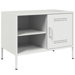 Meubles TV 2 pcs blanc 68x39x50,5 cm acier 623011623011