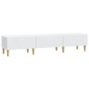 Meuble TV Blanc 147 x 34,5 x 30 cm Bois d'ingénierie 623013623013
