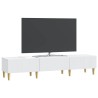 Meuble TV Blanc 147 x 34,5 x 30 cm Bois d'ingénierie 623013623013