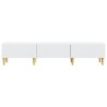 Meuble TV Blanc 147 x 34,5 x 30 cm Bois d'ingénierie 623013623013