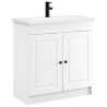 Ensemble de mobilier de salle de bain Blanc 56 x 37,5 x 81 cm 623016623016