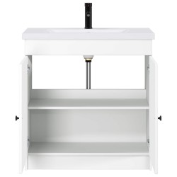 Ensemble de mobilier de salle de bain Blanc 56 x 37,5 x 81 cm 623016623016