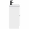 Ensemble de mobilier de salle de bain Blanc 56 x 37,5 x 81 cm 623016623016
