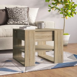 Table basse chêne sonoma 55,5x55x45 cm bois d'ingénierie 623019623019
