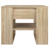 Table basse chêne sonoma 55,5x55x45 cm bois d'ingénierie 623019623019