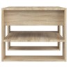 Table basse chêne sonoma 55,5x55x45 cm bois d'ingénierie 623019623019