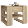Table basse chêne sonoma 55,5x55x45 cm bois d'ingénierie 623019623019