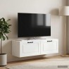 Meuble TV mural Blanc 98 x 31 x 30 cm Bois d'ingénierie 623021623021