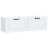 Meuble TV mural Blanc 98 x 31 x 30 cm Bois d'ingénierie 623021623021