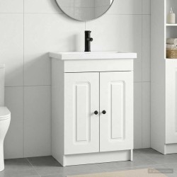Ensemble de mobilier de salle de bain Blanc 56 x 37,5 x 81 cm 623026623026