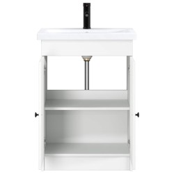 Ensemble de mobilier de salle de bain Blanc 56 x 37,5 x 81 cm 623026623026