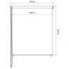 Store roulant d'extérieur 355 (l) x 230 (H) cm beige 623031623031