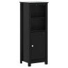 Meubles de salle de bain 3 pcs BERG noir bois de pin massif 623033623033