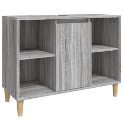 Meuble d'évier sonoma gris 80x33x60 cm bois d'ingénierie 623036623036