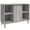 Meuble d'évier sonoma gris 80x33x60 cm bois d'ingénierie 623036623036