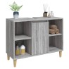 Meuble d'évier sonoma gris 80x33x60 cm bois d'ingénierie 623036623036
